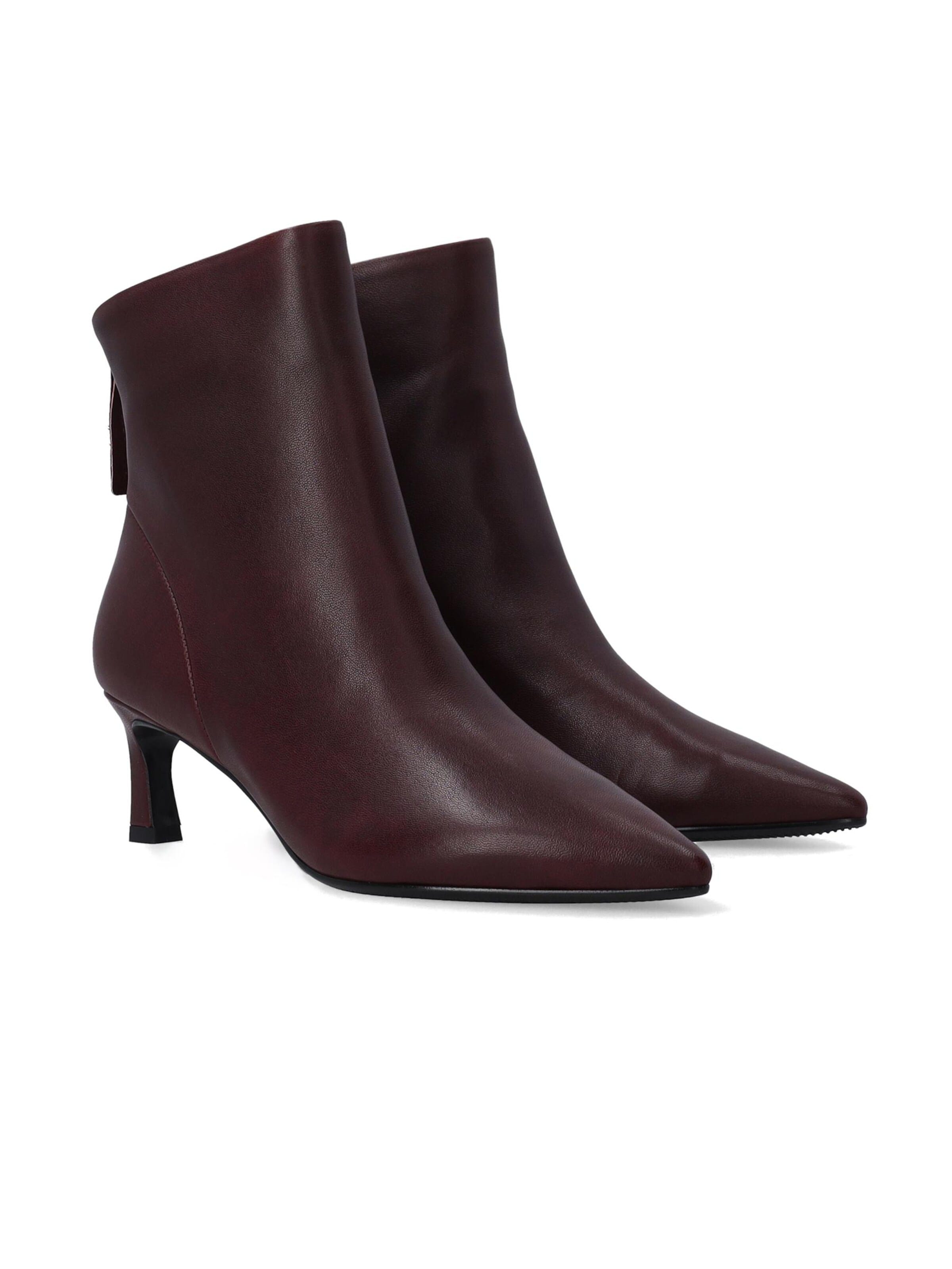 VENEZIA Boots 'Klassische braune Damenstiefel mit Stiletto-Absatz 41'‌‌‌‌‌ in Rot