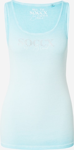 Soccx Top 'TA:MI' in Blue: front