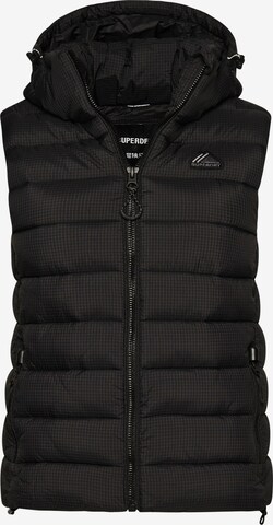 Superdry Bodywarmer in Zwart: voorkant