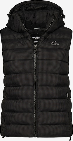 Superdry Vest in Black: front