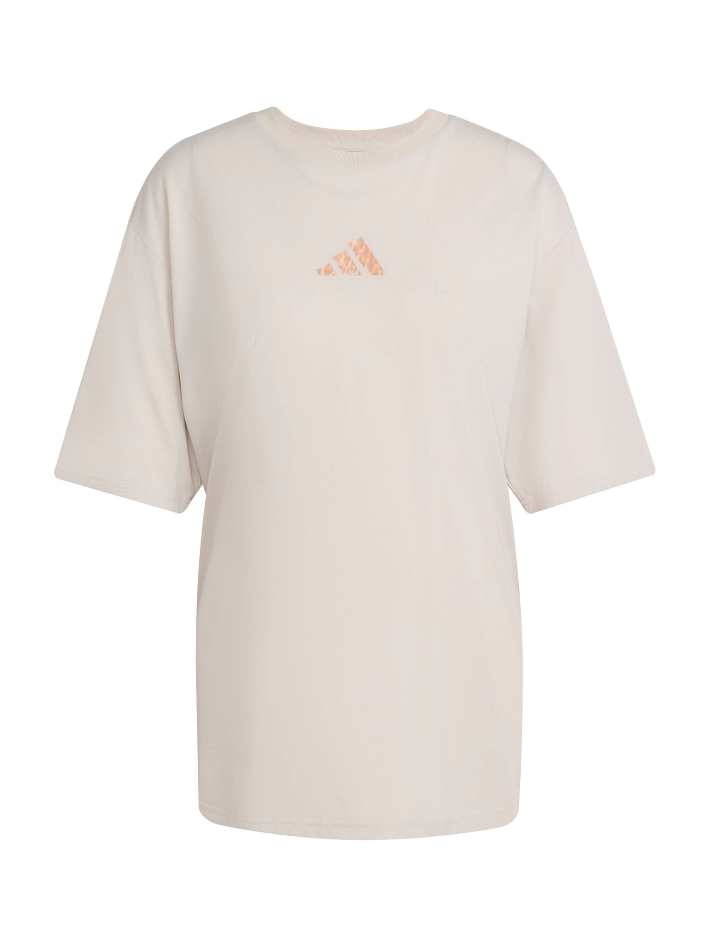 ADIDAS PERFORMANCE Functioneel shirt in de kleur Lichtgrijs / Perzik / Zwart, Productweergave