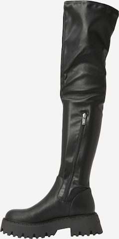 STEVE MADDEN - Botas sobre la rodilla 'OUTSOURCE' en negro