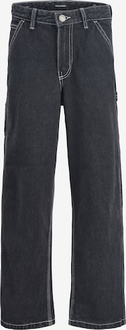 Wide leg Jeans 'JWHAlex JJCarpenter AKM 143' di Jack & Jones Junior in nero: frontale