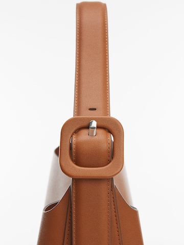 MANGO Shoulder Bag 'Winnie' in Brown