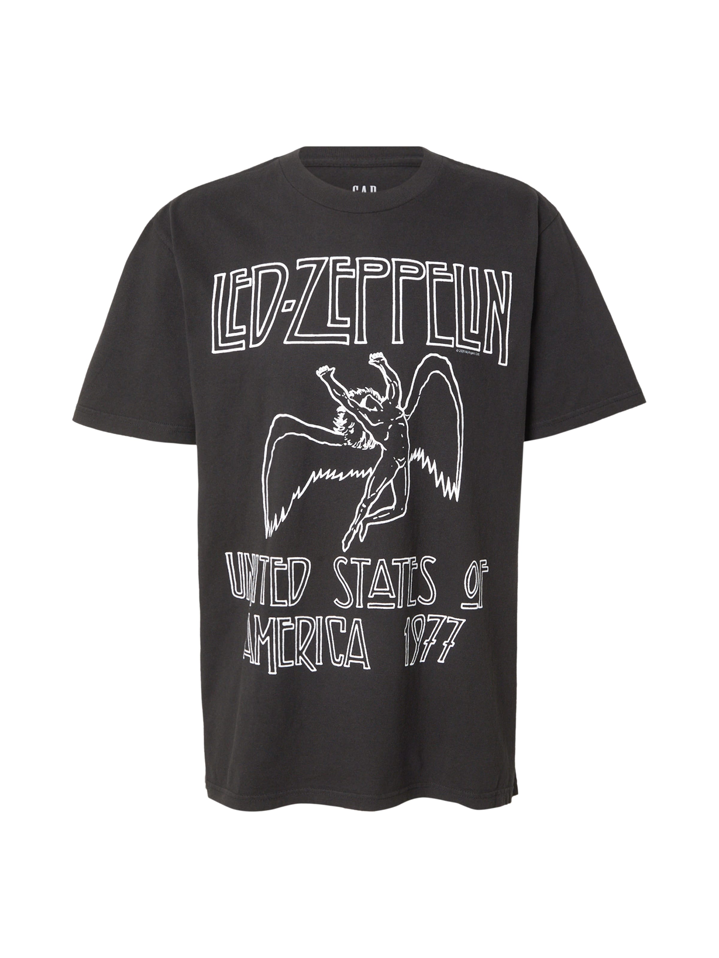 GAP Μπλουζάκι σε μαύρο: μπροστά