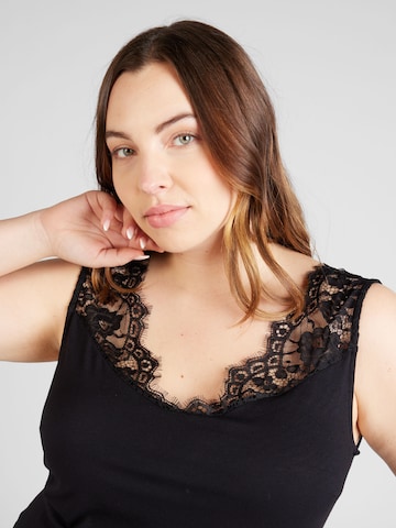 ABOUT YOU Curvy Tops 'Fabia' in Schwarz