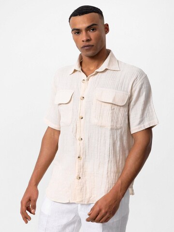 Antioch Regular Fit Hemd in Beige
