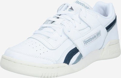 Reebok Classic Zemie brīvā laika apavi 'Workout Lo Plus' dūmu zils / balts, Preces skats