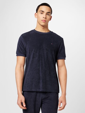 T-Shirt TOMMY HILFIGER en bleu : devant