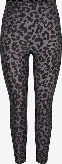 PIECES Leggings 'OLEO' en gris foncé / noir, Vue avec produit