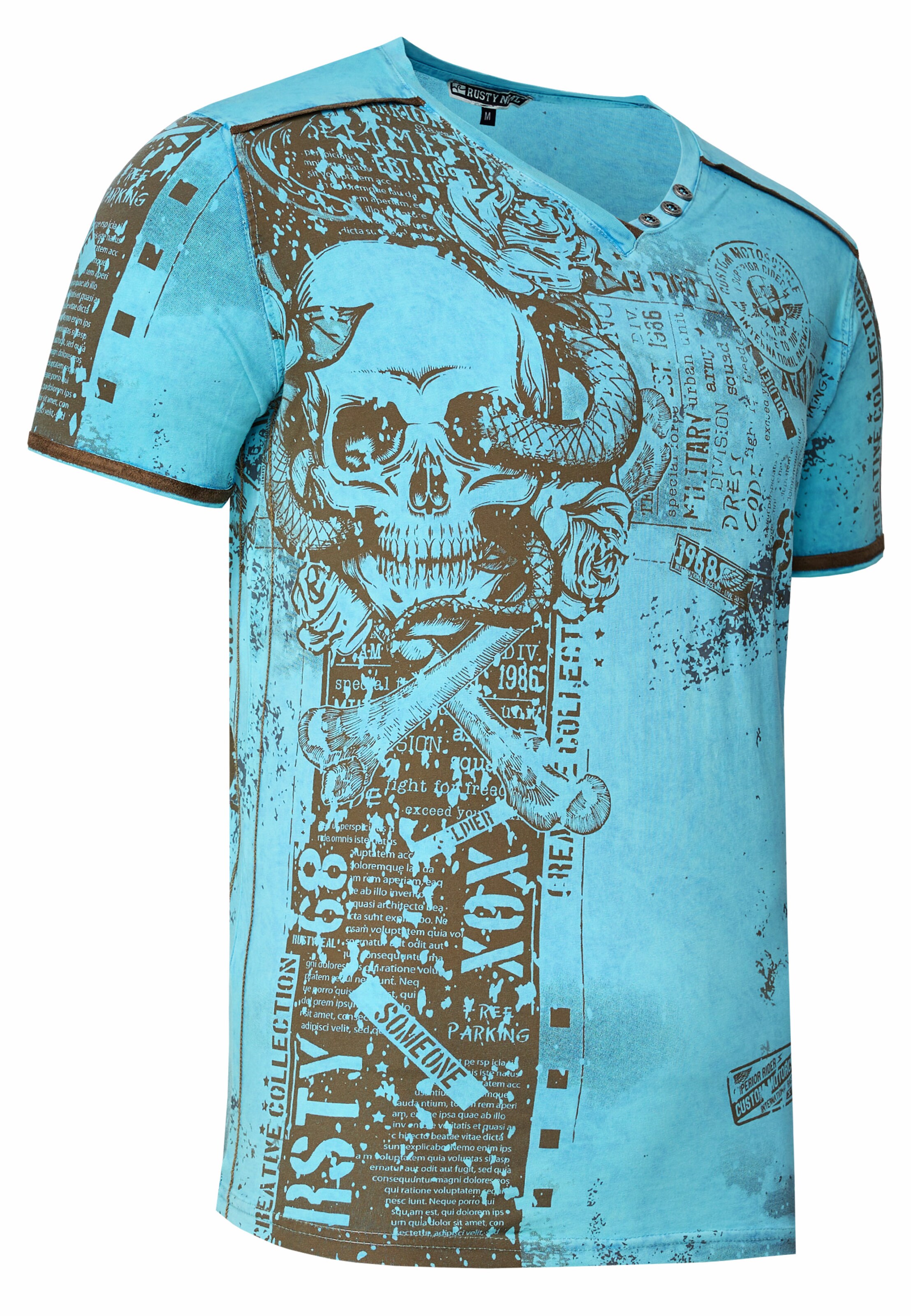 Rusty Neal Shirt in Blauw