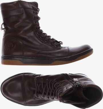 DIESEL Anke & Mid-Calf Boots in 41 in Brown: front