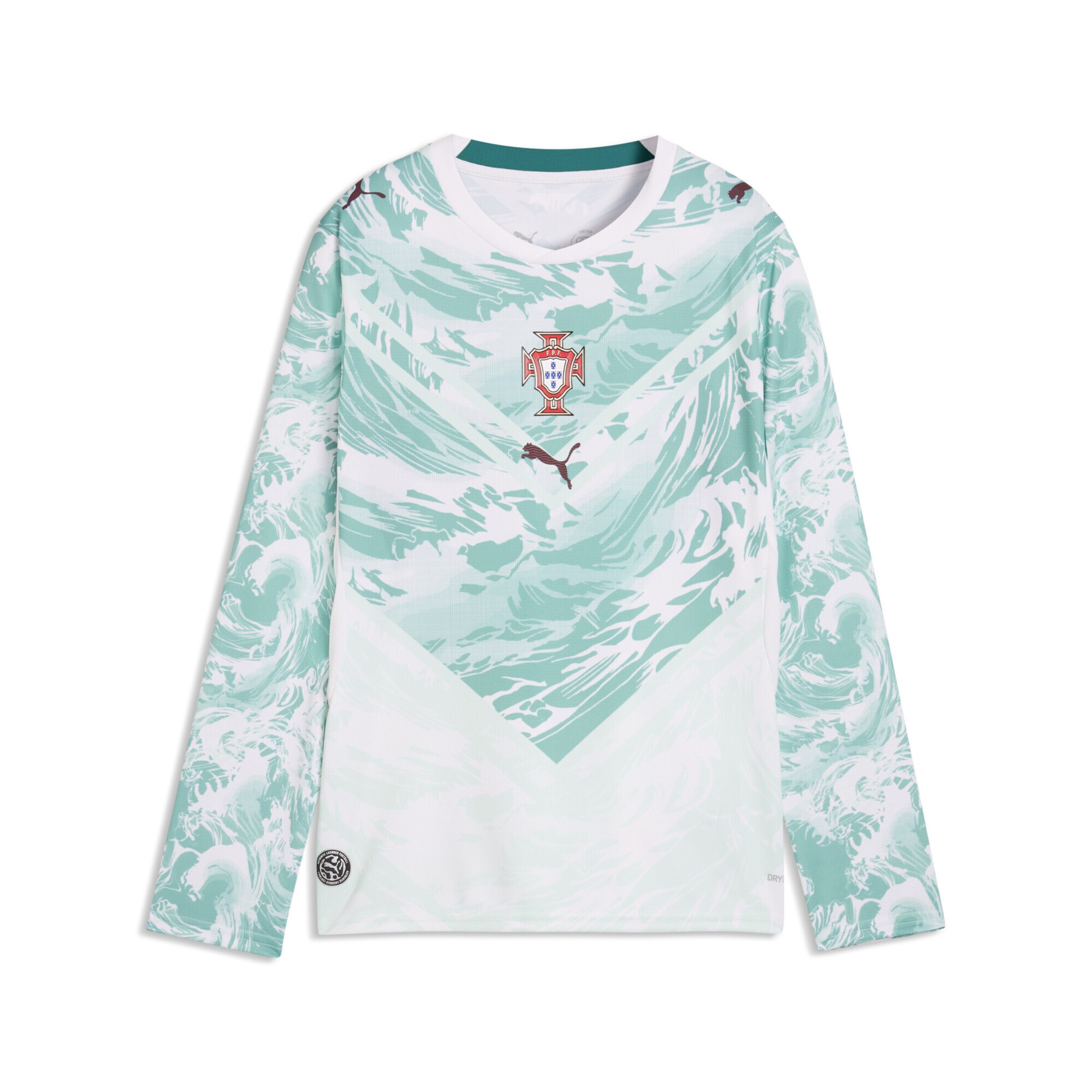 PUMA Funktionsshirt 'Portugal' in Weiß: Vorderseite