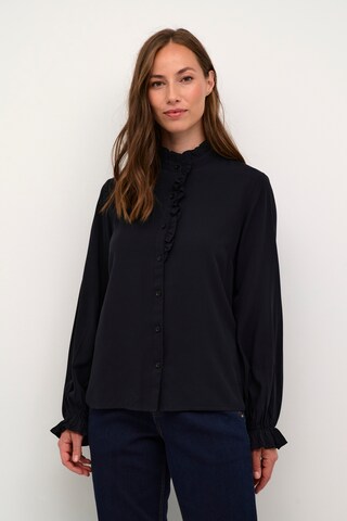 Cream Blouse 'Venea' in Black: front