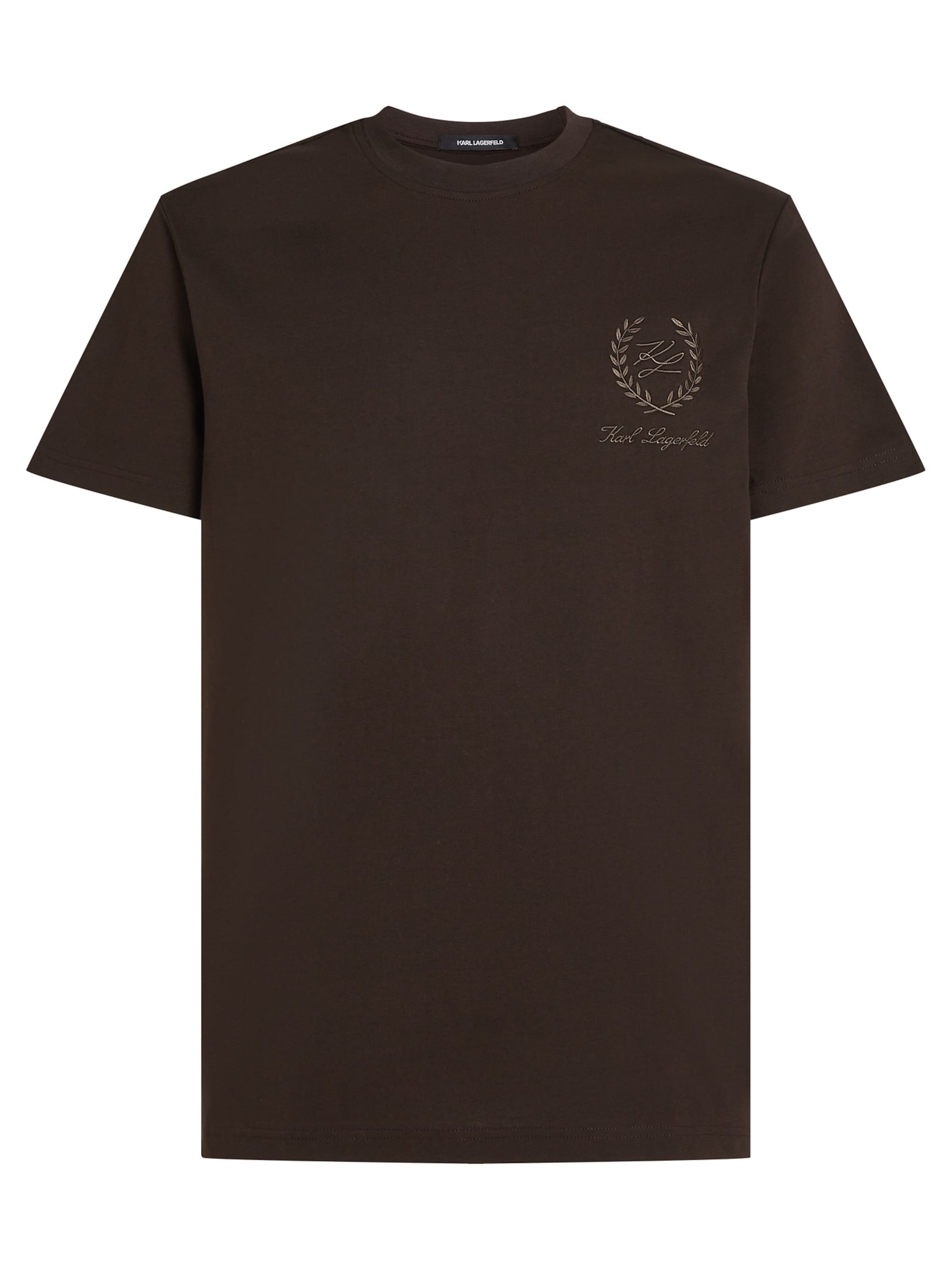 Karl Lagerfeld - Camiseta en marrón: frente