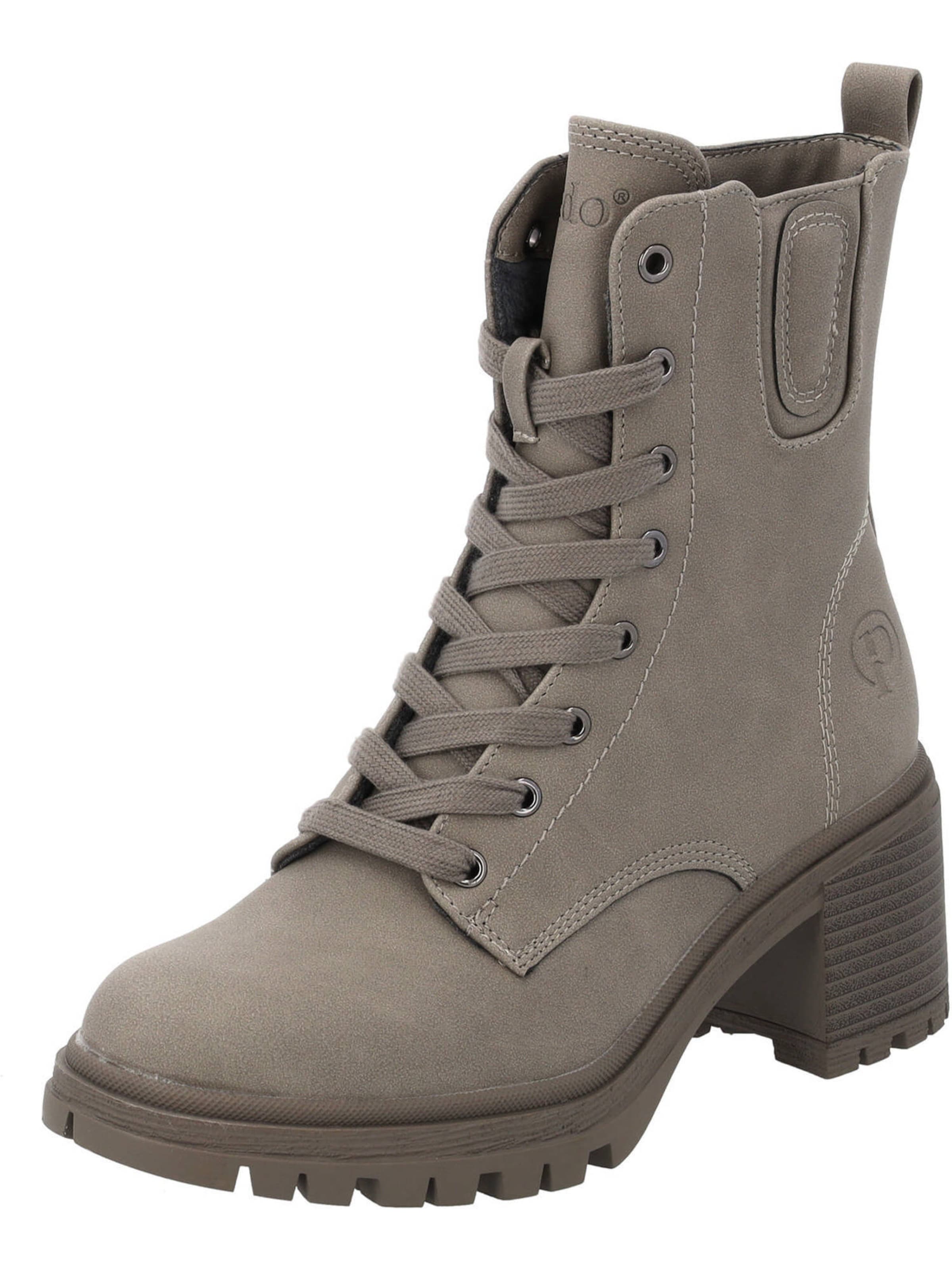 Palado Schnürstiefelette ' Kaence' in Beige: Vorderseite