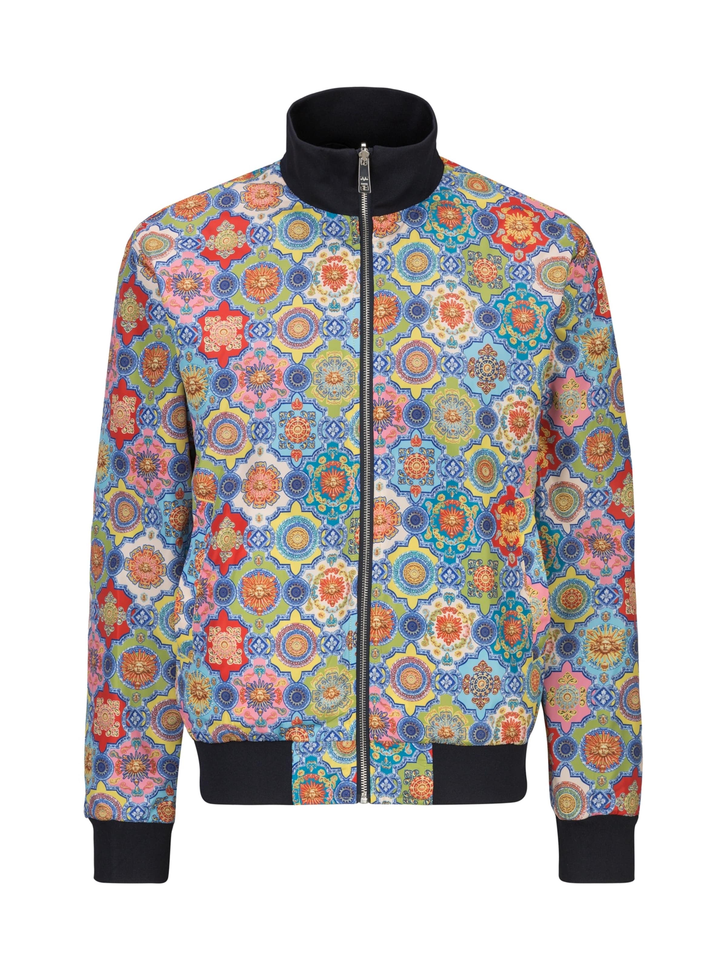 19V69 ITALIA Between-season jacket 'Panatta Baroque' in Mixed colours: front