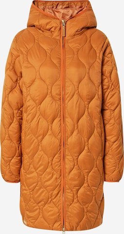 Iriedaily Between-Seasons Coat in Brown: front