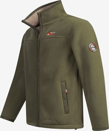 Veste en polaire fonctionnelle 'Zeroo ' Arctic Seven en vert