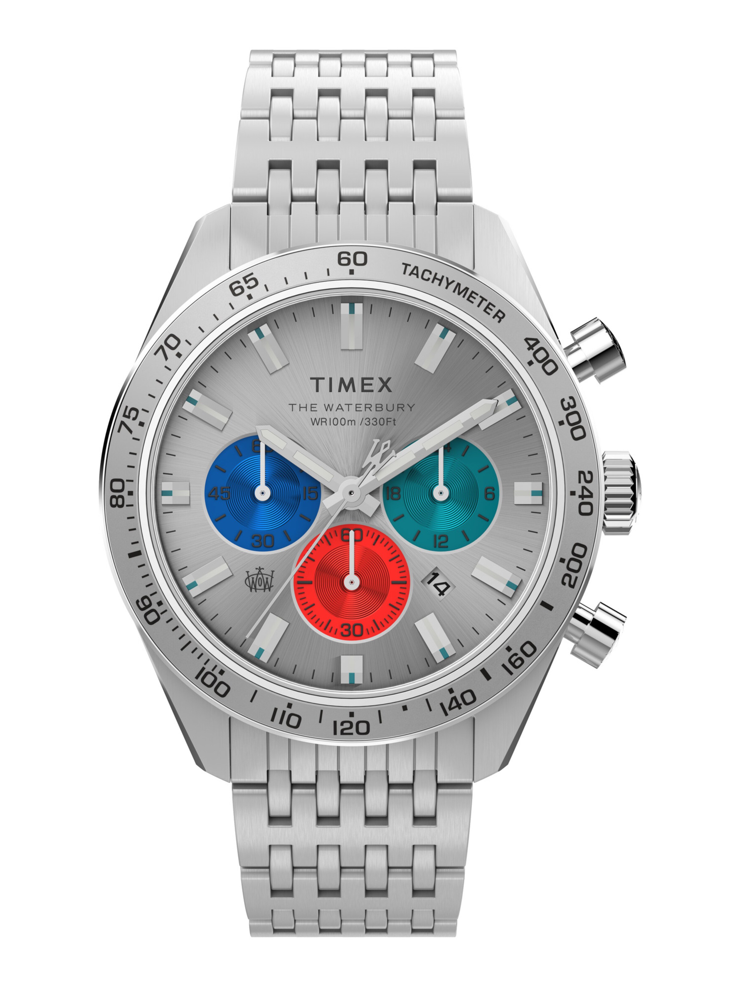 TIMEX Analogt ur ' Waterbury Heritage Collection ' i sølv: forside