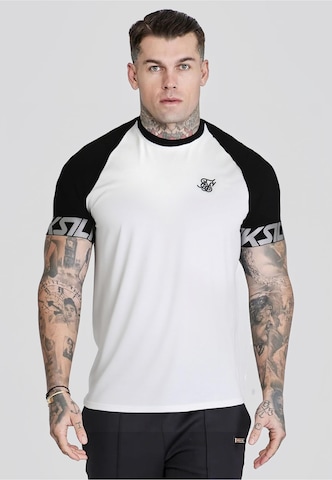 SikSilk - Camisa em branco: frente
