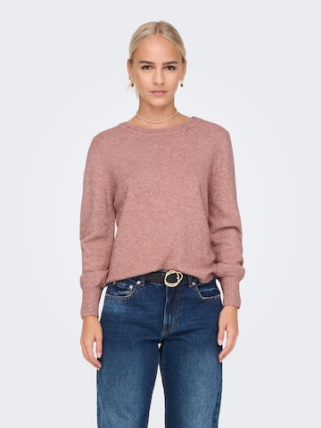 ONLY Sweater 'Leva' in Pink: front