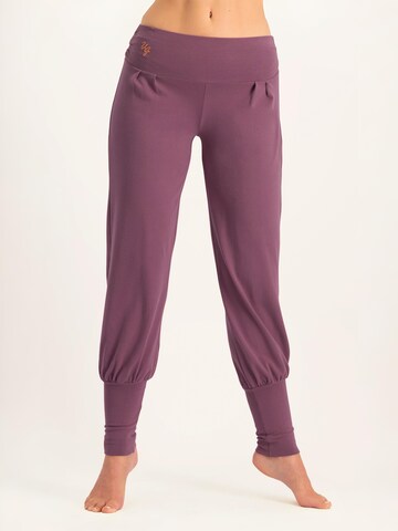 Urban Goddess Yoga & Activewear Loose fit Harem Pants 'Dakini Yoga' in Purple: front