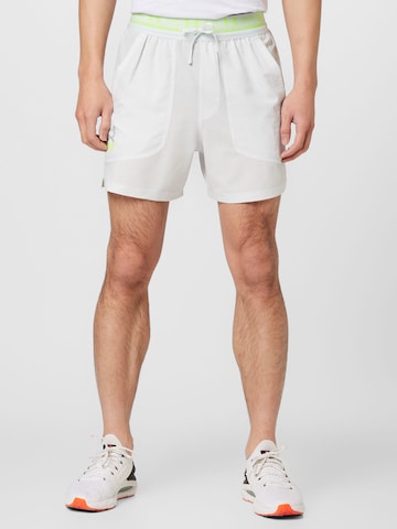 Regular Pantalon de sport 'RUN ANYWHERE' UNDER ARMOUR en blanc : devant