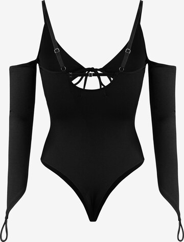 OW Collection - Camisa body 'MATILDA' em preto
