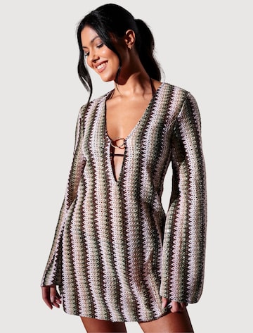 Abito da spiaggia di South Beach in colori misti: frontale