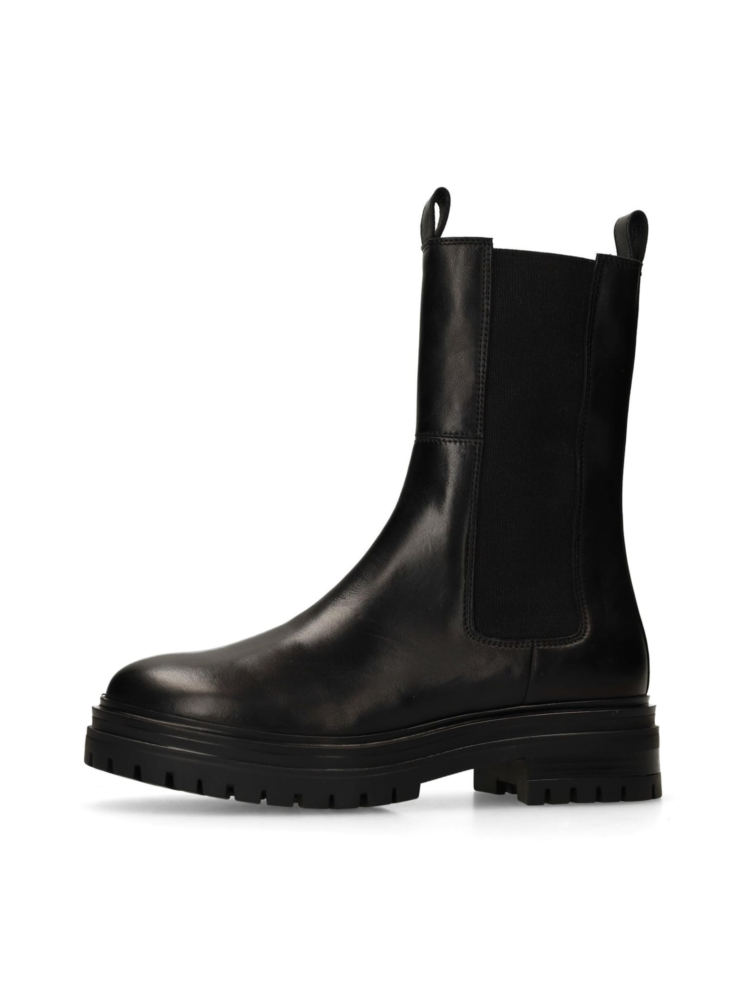 MANFIELD Chelsea Boots in Schwarz: Vorderseite