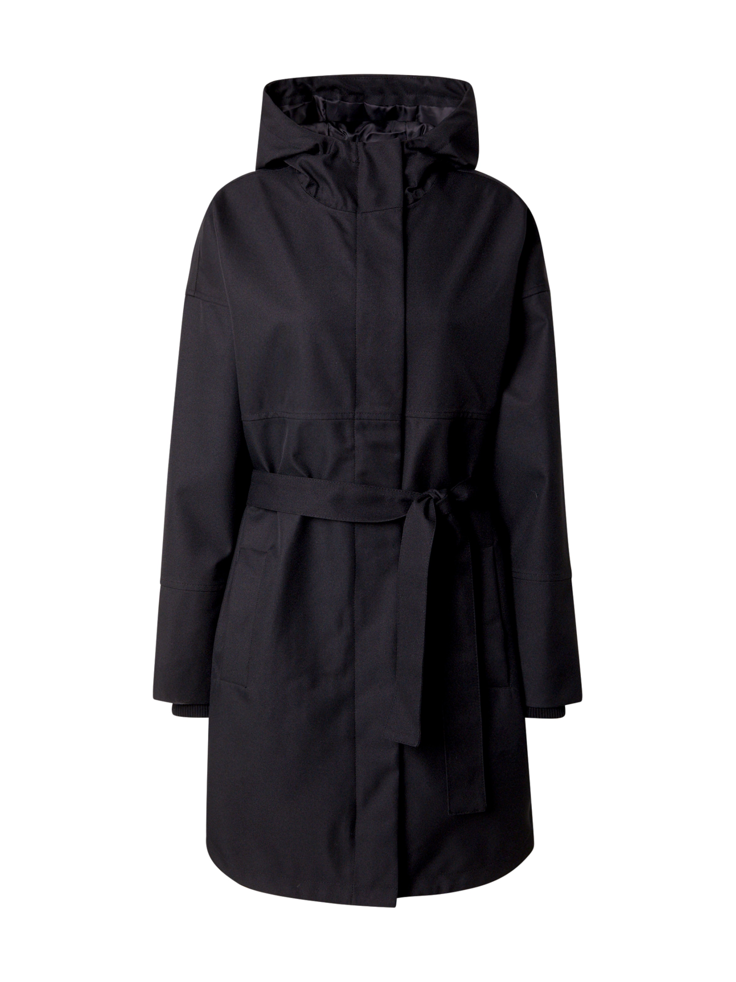 Manteau mi-saison 'STORM' Freequent en noir : devant