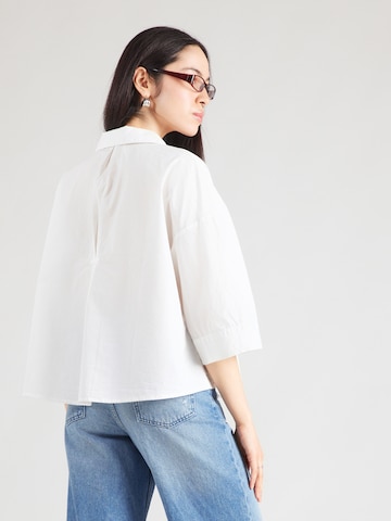 ICHI - Blusa 'IHLUANNE' en blanco