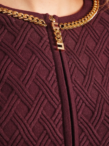 Elisabetta Franchi Gebreid vest in Rood