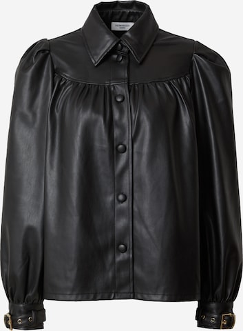 Hoermanseder x About You - Blusa 'Deike' en negro: frente