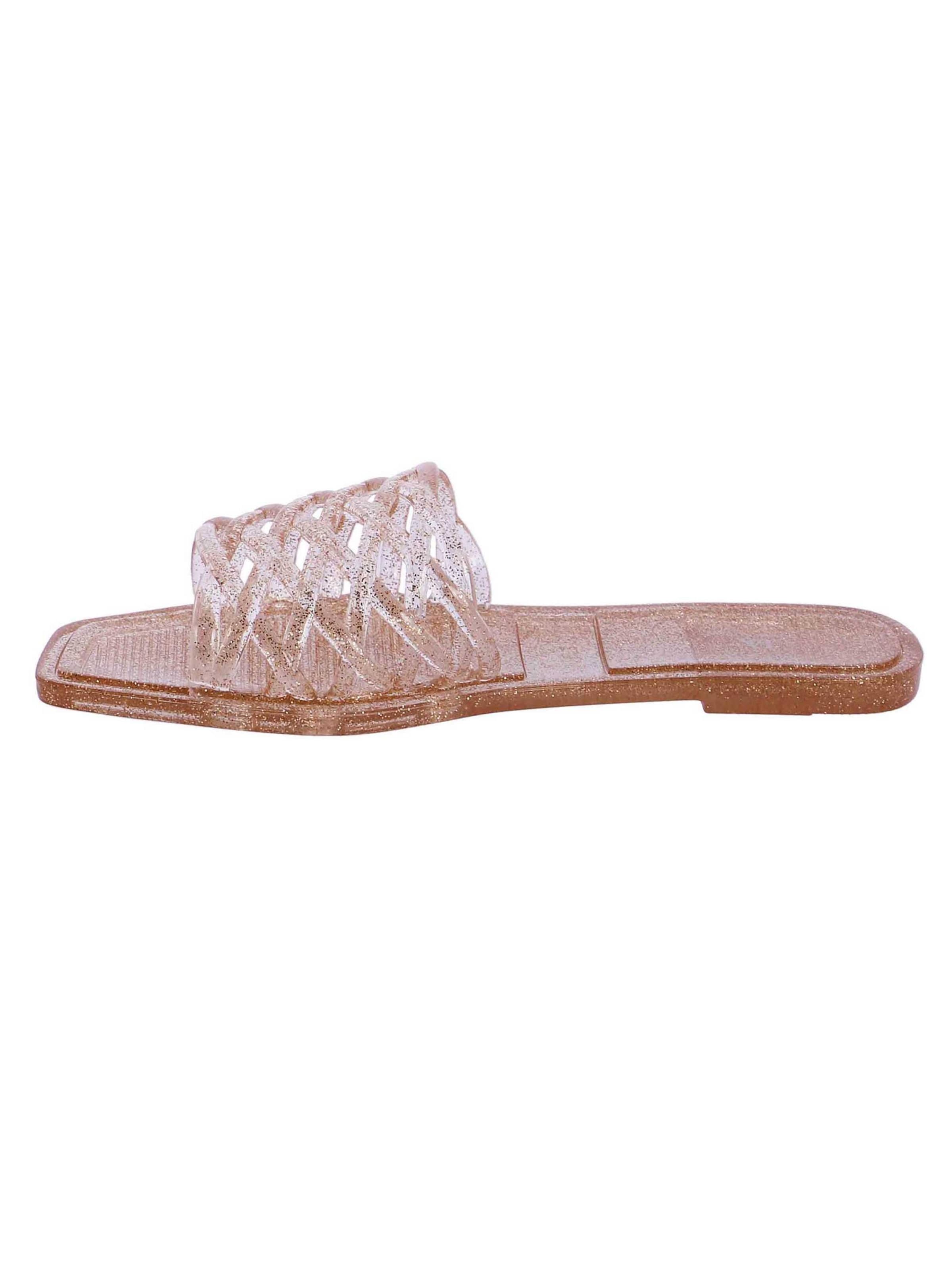 Don Algodon - Zapatos para playa y agua 'Chanclas de agua para mujer Isabelle de pvc' en beige: frente