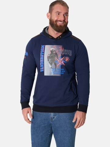 Jan Vanderstorm Sweatshirt 'Finngard' in Blue: front