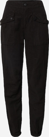 Tapered Pantaloni de la AllSaints pe negru: față