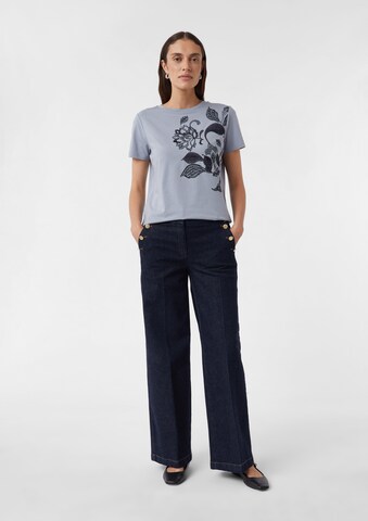 COMMA T-Shirt in Blau