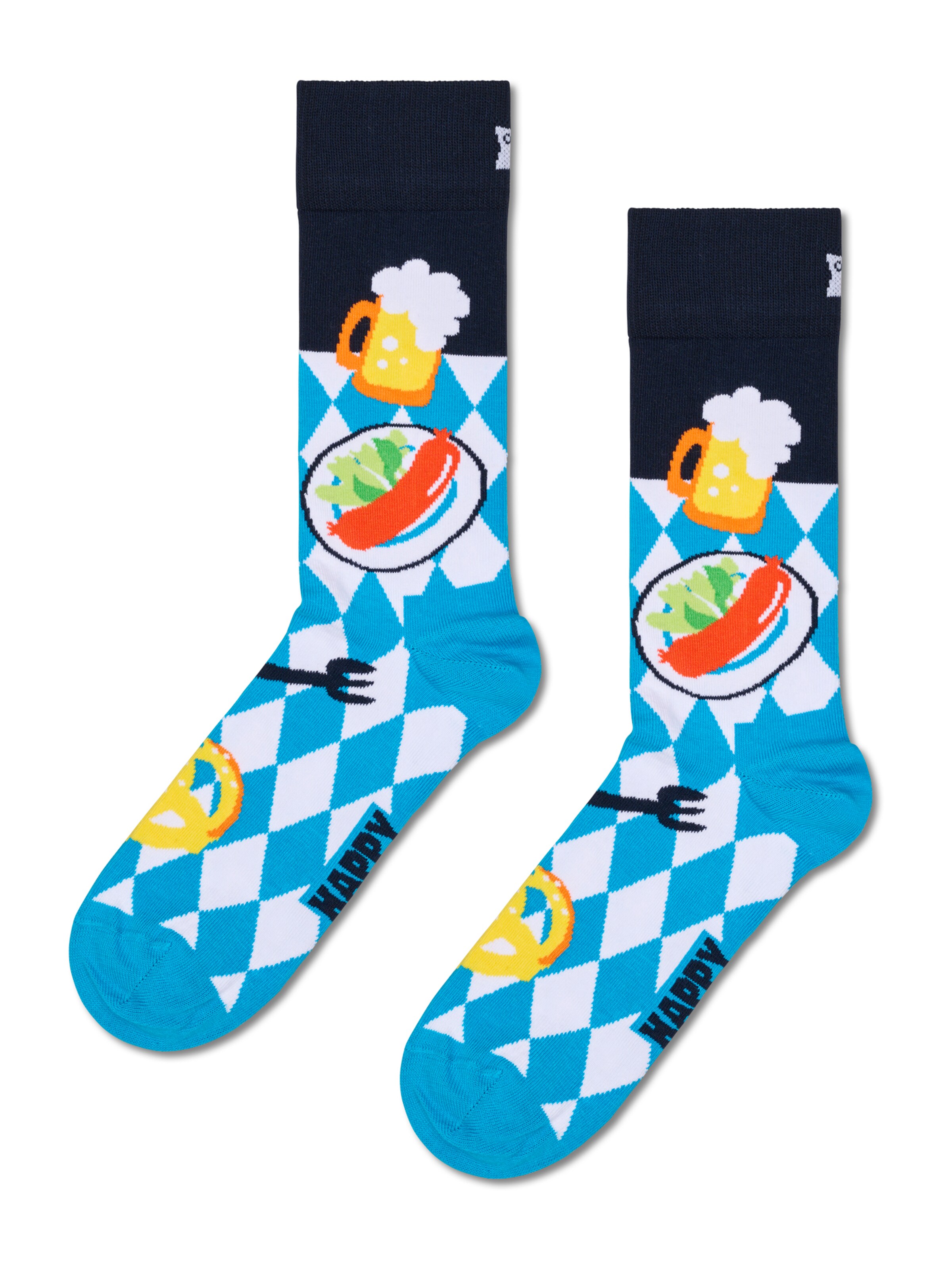 mėlyna Happy Socks Kojinės