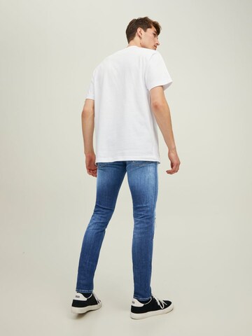 JACK & JONES Skinny Fit Дънки 'Liam' в синьо