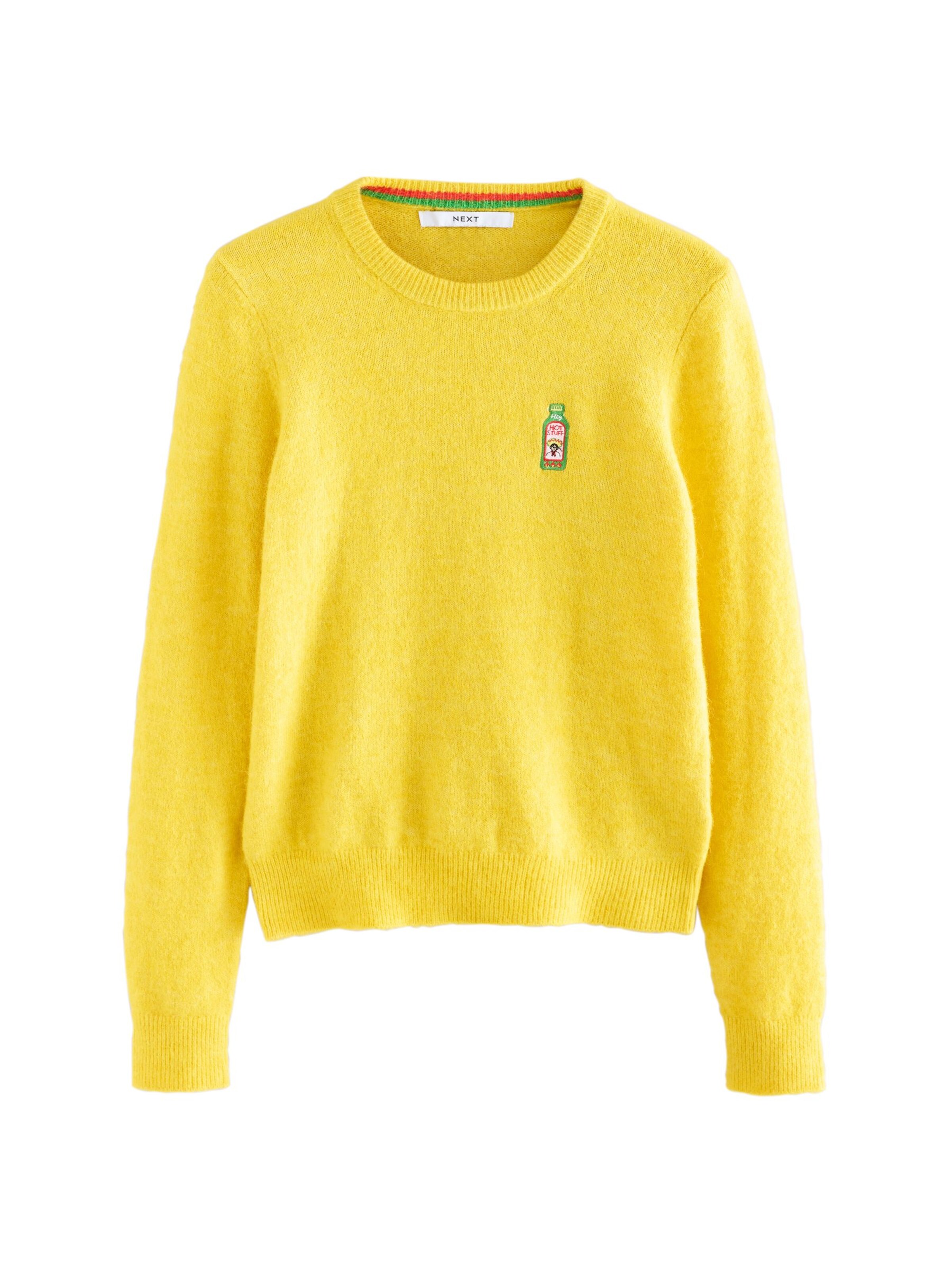 Next Свитер в Желтый: спереди