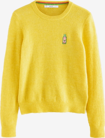 Next Свитер в Желтый: спереди