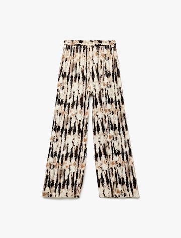 Koton Wide leg Bandplooibroek in Beige