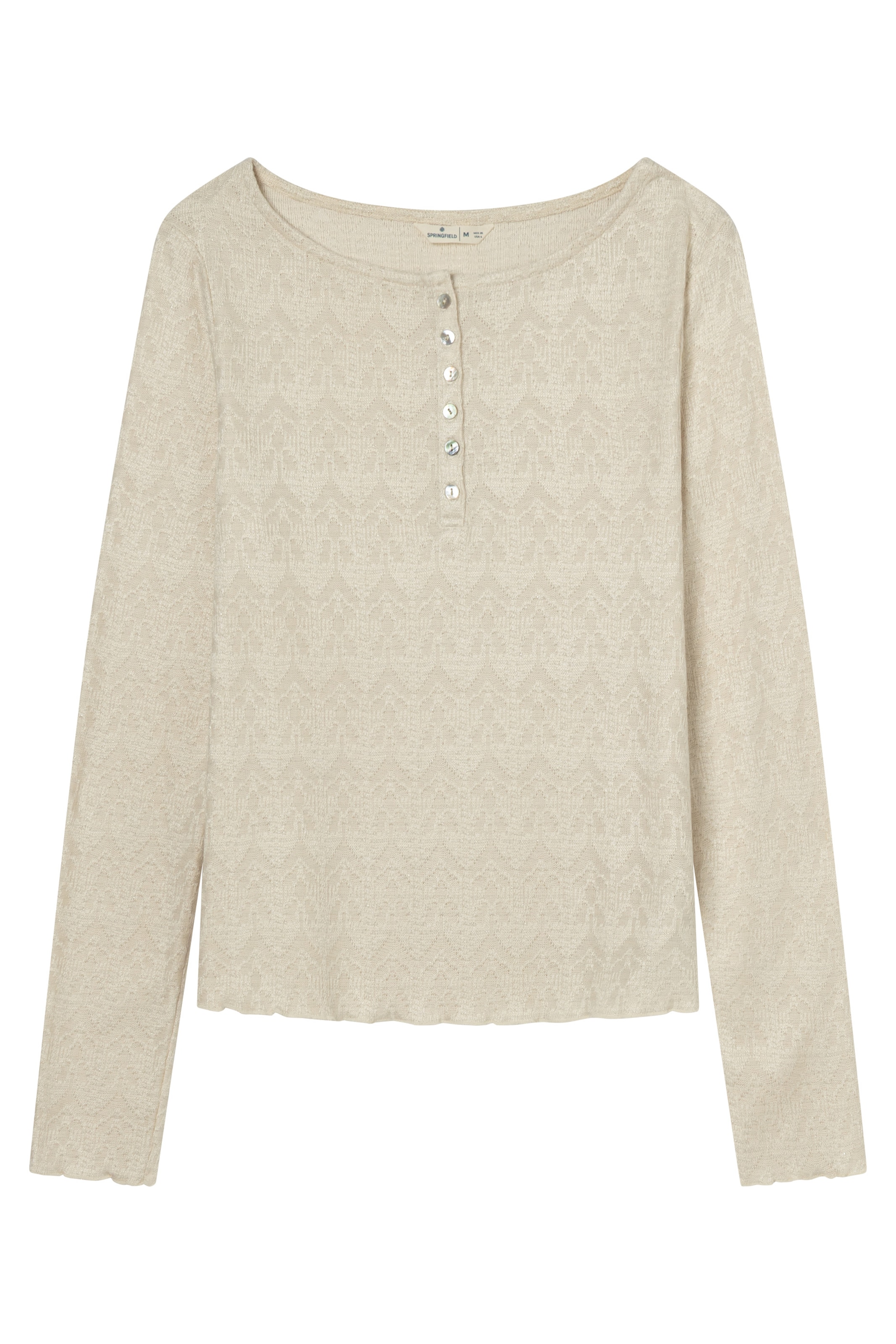 Springfield Shirt in Beige: voorkant
