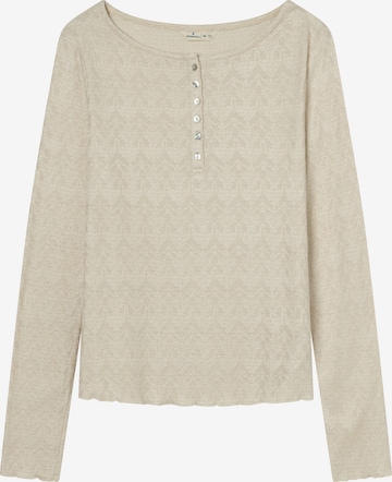 T-shirt Springfield en beige : devant