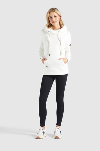 khujo Sweatshirt 'Fanci' in White