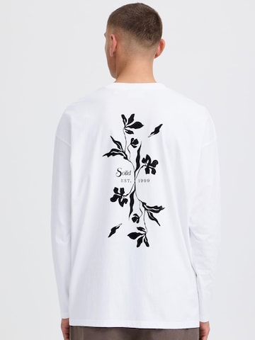 !Solid - Sudadera 'SDAmon' en blanco: frente