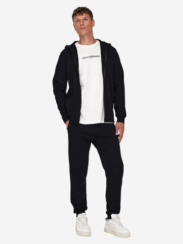 Only & Sons Sweatjacke 'Ceres'‌‌‌‌‌‌‌ in Schwarz