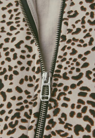 Street One Studio Zip-Up Hoodie in Beige